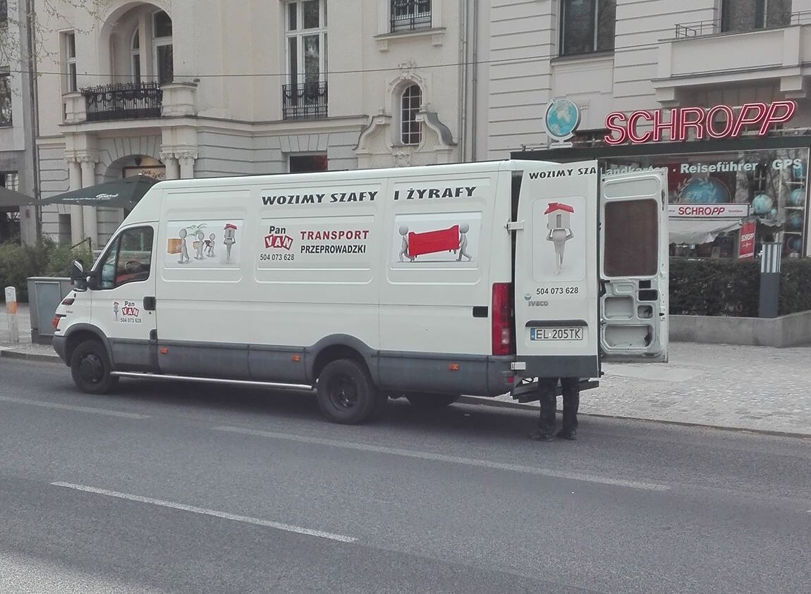 Przeprowadzki Łódź. Pan Van