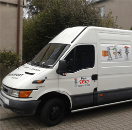 Przeprowadzki Łódź. Pan Van